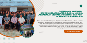Dosen AMIK Kosgoro Visitasi ke Kepulauan Mentawai