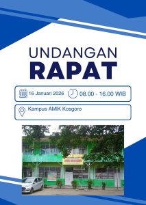 Pengumuman Rapat Panitia Wisuda